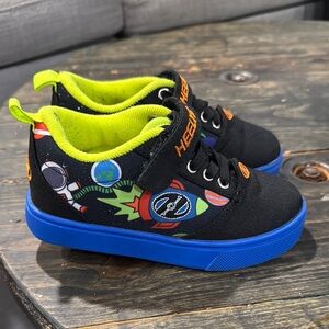 Heelys Black and Blue Sneakers with Wheels